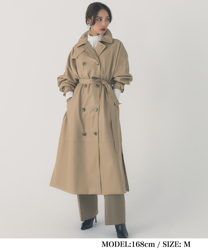 バッスル風ロングコート【期間限定価格】 | axes femme | axes