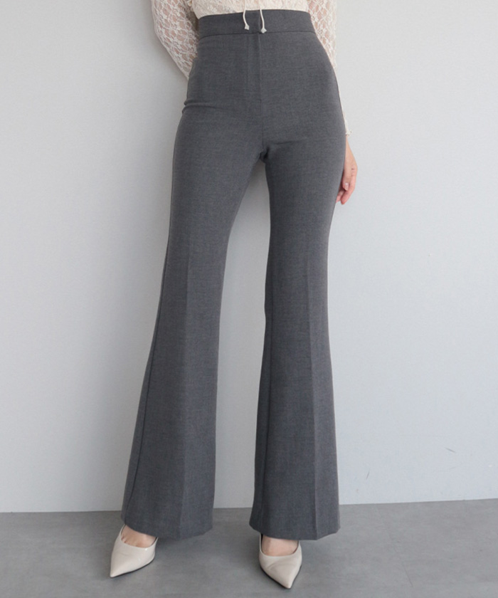 ロザリームーンRosarymoonストレッチフレアパンツ20aw ロザリームーンRosarymoonストレッチフレアパンツ20aw