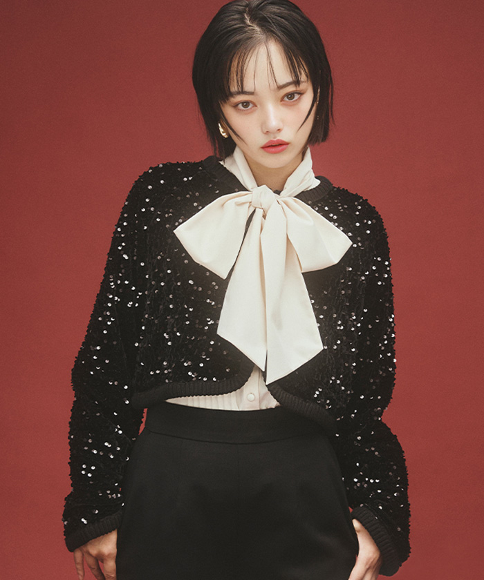 BPN ベロア　ショートジャケット BPN ベロア ショートジャケット ベロアショートジャケット