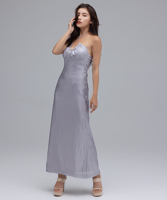 国内発| SOLACE LONDON ベルテッド バックトレーンマキシドレス OS42005_IMANI_MAXI_DRESS_SOFT_