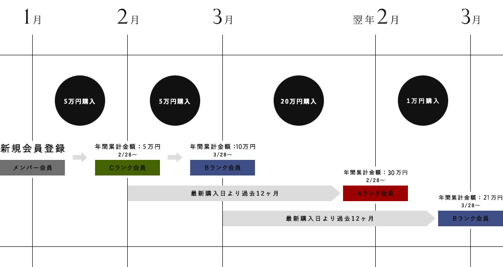 会員ステージについて