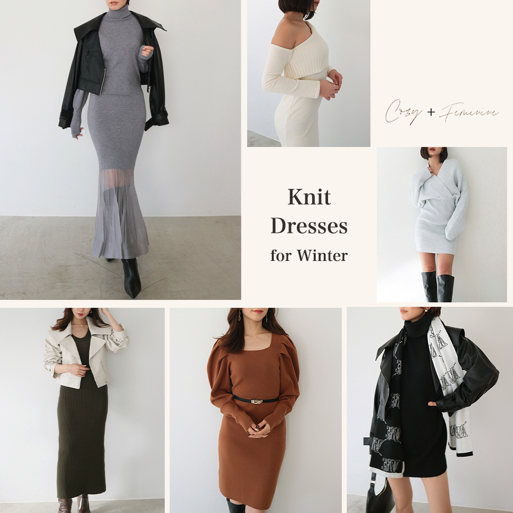 Knit Dresses for Winter