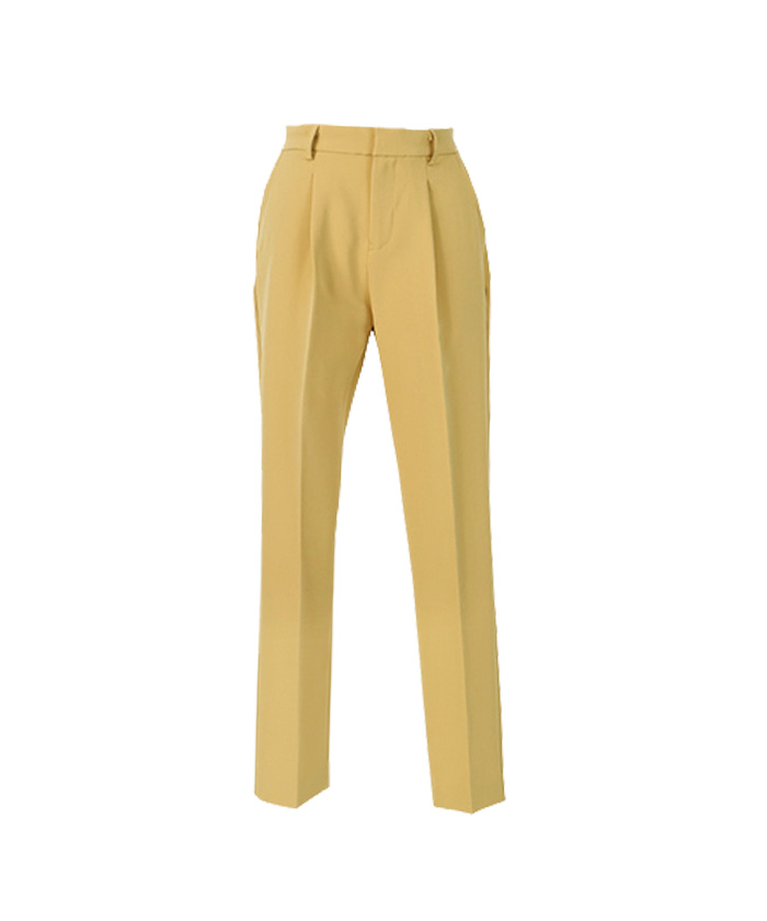 Tapered tuck pants