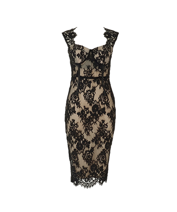 Cord Lace Cup -in Dress